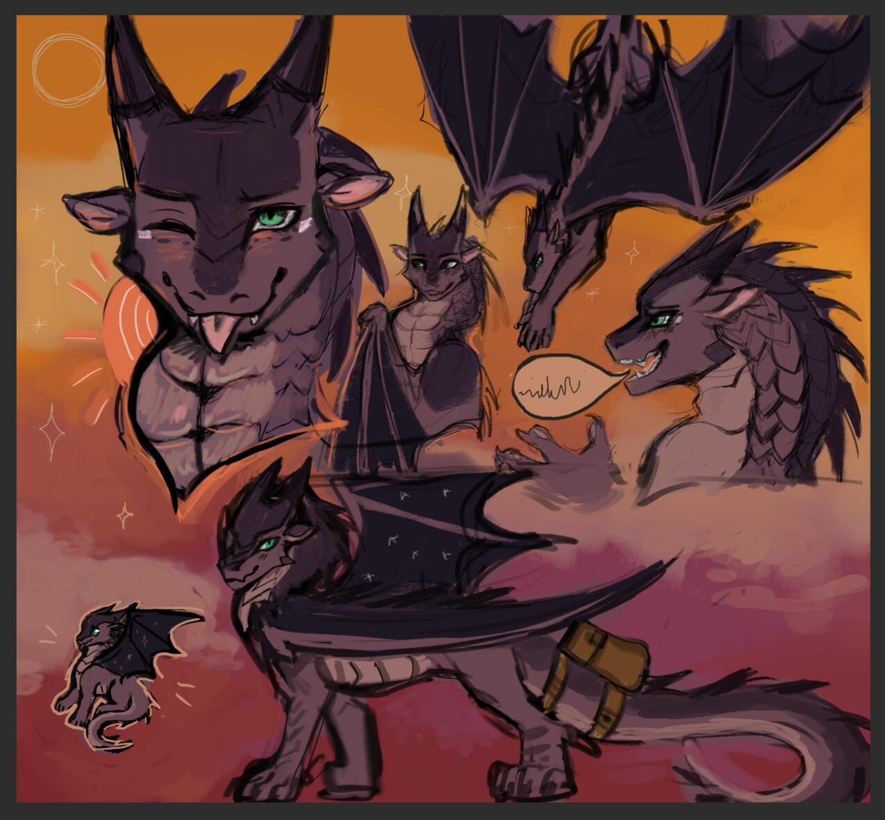 Themed Sketch Page